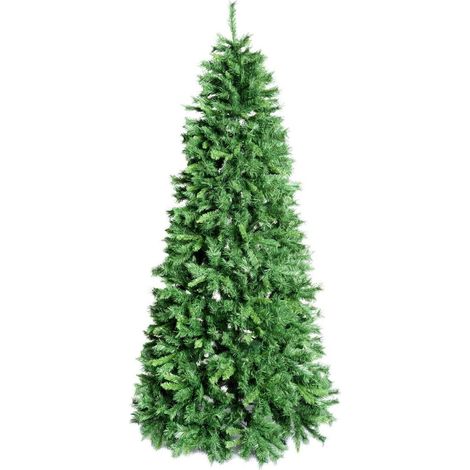 Albero Di Natale Royal Slim 240 cm Superfolto Verde Base 145 cm 1798 Rami (1/5)