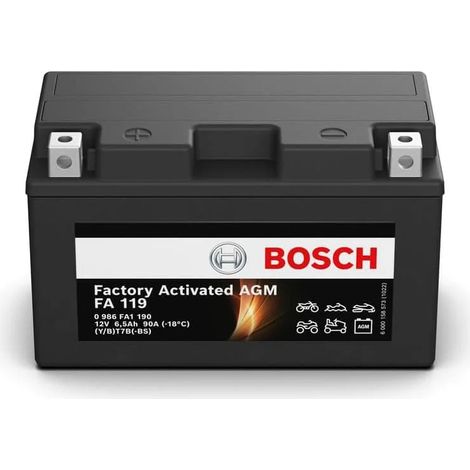 Batería de Bosch FA119 (YT7B-S) 6,5Ah 90A 12V