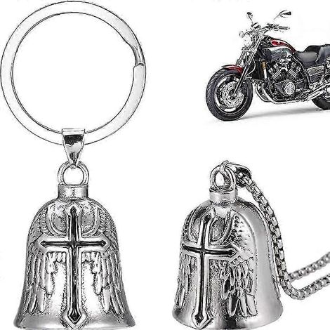 Clochette de protection en acier inoxydable pour motard, cadeau de Noël idéal pour l'équipement du motard