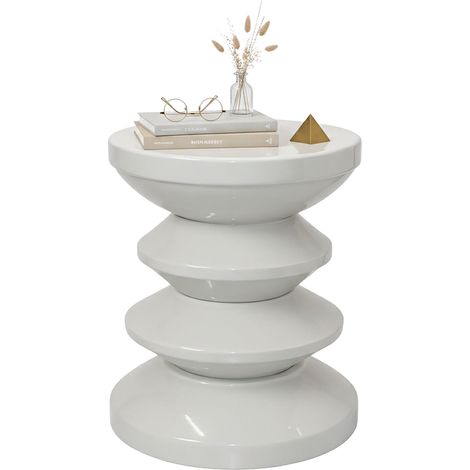 Tavolino e sgabello Zigzag: design futuristico, utilizzo versatile.