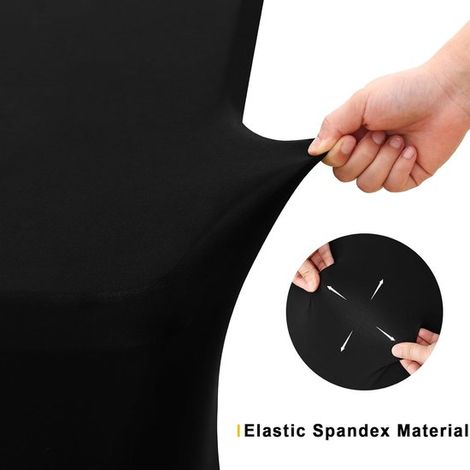 2er-Pack Tischdecken aus Spandex 183 cm lang elastisch dehnbar für rechteckige Tische waschbar für den Außenbereich Hochzeiten Bankette und 183 x 76 (1/4)