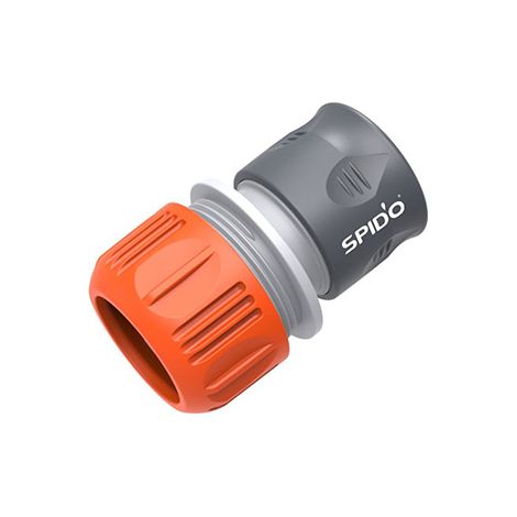 Spido – Raccord d'arrosage gros débit 25 mm – Connexion rapide pour tuyau Ø25 mm – Arrosage de surface efficace – Système clic