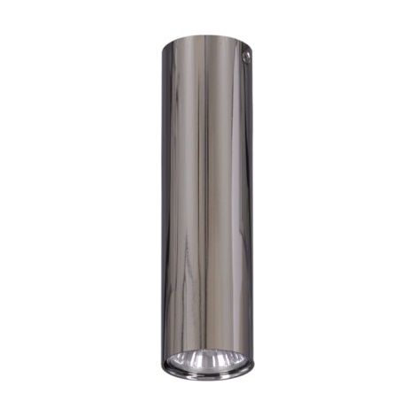 Spot plafond tube cyl. chrome noir GU10 Kaja K-4822