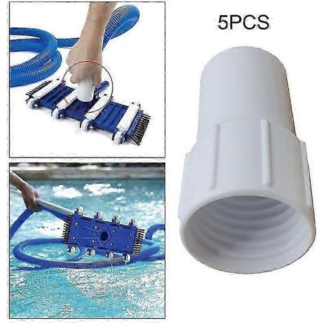 2026 Nouveau lot de 5 raccords pour tuyau d'aspirateur de piscine, filetage intérieur. (1/5)