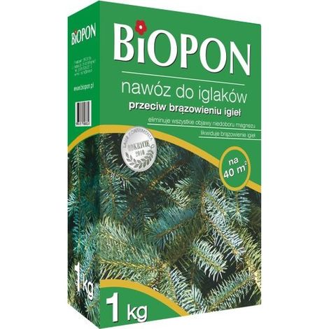 ABONO PARA CONÍFERAS. CONTRA EL MARRÓN DE LAS AGUJAS 1 KG - BR BIO-1055