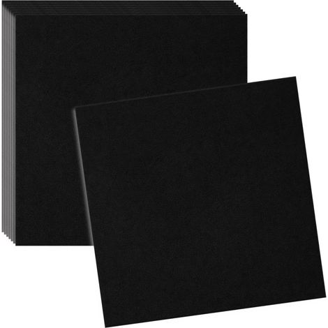 Panneaux De Plafond 3D En Polystyrène Verdico, Revêtement De Plafond Décoratif Pour Salon Et Chambre, 50 x 50 cm, 8 Pièces, Noir