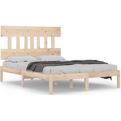 Maison Exclusive - Estructura de cama de madera maciza 140x200 cm
