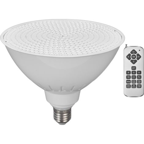 GARRYFIZH Ampoule LED 12V 40W pour piscine, culot E26, RGB, couleurs changeantes, avec télécommande (1/5)