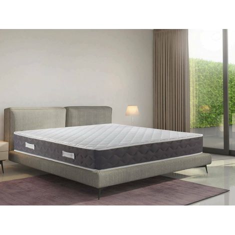 Talamo Italia - Materasso matrimoniale South, Supporto per il riposo, Materasso per camera da letto, Sostegno per il sonno, Made in Italy, 200x160 h28 cm, Bianco (1/5)