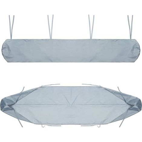 Auvent DeTerrasse, De Terrasse De Rangement Housse Auvent, Protection La Neige Anti-poussiere en Imperméable(2m,Silver) (1/4)