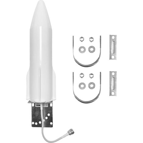 3G/4G Mobilfunk-Signalverstärkerantenne 28–30 dBi 698–960 1710–2700 MHz omnidirektional Breitband mit N-Stecker (weiblich) und 0,3 m Kabel