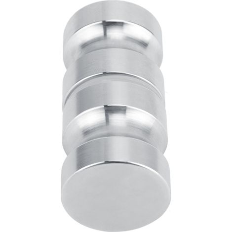 Poignées de porte pour cloisons de toilettes / Accessoires de poignées de porte en bois pour toilettes publiques / Toilettes / Verre / Petites poignées en acier inoxydable 201 (1/5)