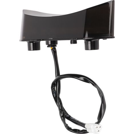 Feu arrière fumé noir LED ABS PC pour Raptor 700R 2006-2018, optique de remplacement avec stop intégré (1/5)