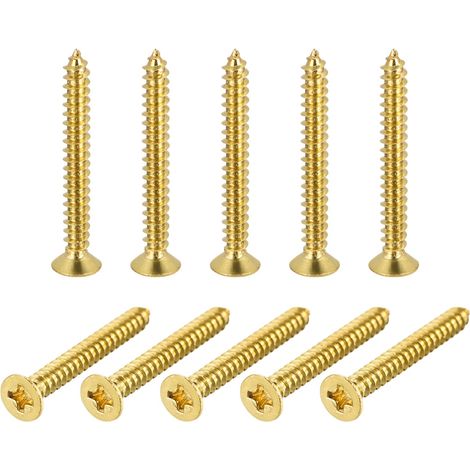 200 Pièces Vis en Laiton M4x16mm pour Charnières de Porte (1/5)