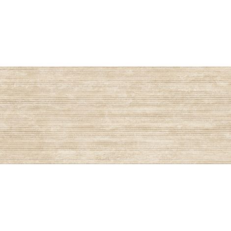 Carrelage effet Travertin 3D Beige Claw 120x50x0,85 cm Mat Venerio - Mur intérieur (vendu par carton de 1,8 m²) - RO'MA CARRELAGE