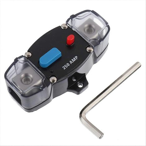 Disjoncteur à réarmement automatique 250 A 12-48 V CC pour automobile et camping-car (1/5)