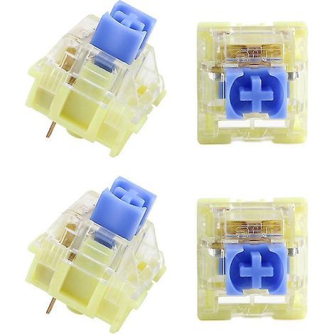 Lot de 4 interrupteurs TTC 3 broches pour clavier mécanique, interrupteur linéaire 37 g, 100 m de clics, SMD (1/4)