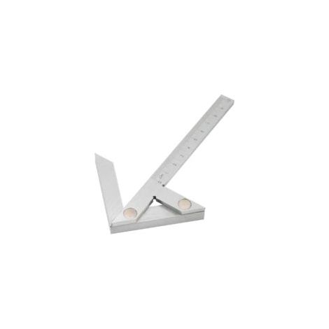 Zentrierlehre aus Kohlenstoffstahl, Zentrierlehre, Zimmermannswinkel 10 x 7 cm - Crezuo