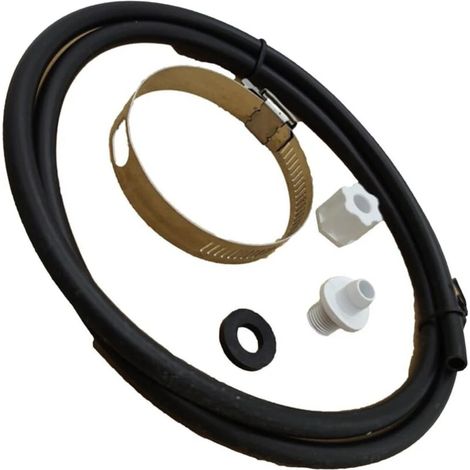 Tuyau de dosage de chlore, pièces détachées pour pompe de piscine, accessoires de piscine, raccord de dosage de chlore durable et collier de serrage pour (1/5)