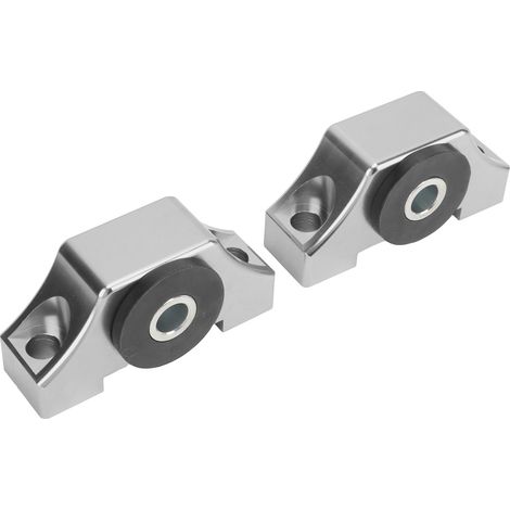 Schwenkbarer Motorhalterungssatz, Aluminium 6061-T6, kompatibel mit Honda Civic EG, EK, BD-Serie B16, B18, B20, D16, silber (1/5)