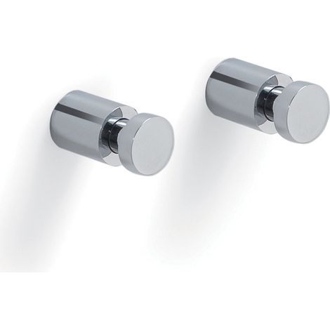 GEDY 22271300A00 Percha Corta 2 Piezas Cromo - ref: 22271300A00 (1/2)