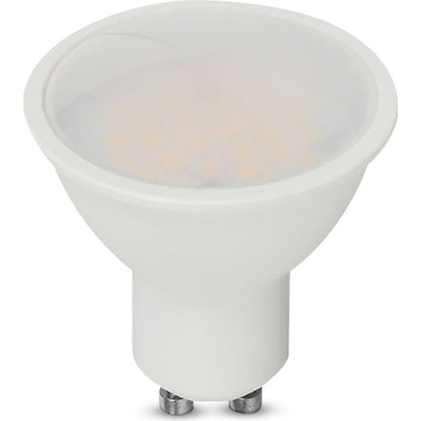 Spot LED GU10 10W 100° Opal V-TAC VT-271 - 100 deg - Blanc chaud - 3000K (1/5)