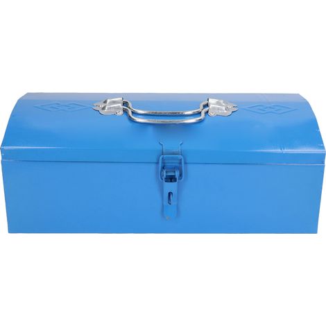 Großer, tragbarer Werkzeugkasten, robuste Aufbewahrungsbox für Heimwerkerarbeiten und Reparaturen, geräumiger Geräteorganizer (1/5)