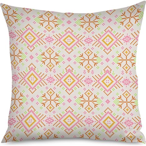 Housse de Coussin décoratif motifs navajos, ethnique (1/5)