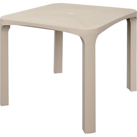 TAVOLO OLE' RATTAN 80X80 GRANDSOLEIL Colore: Marrone