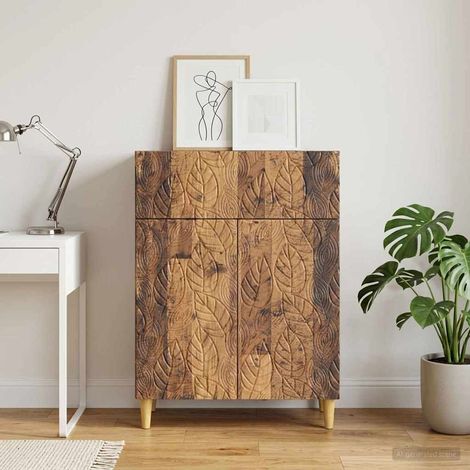 vidaXL Credenza Legno antico 66 x 34,5 x 90 cm Legno ingegnerizzato (1/5)
