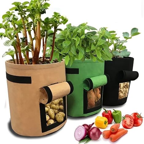 Filiyano – sac de culture noir – 1 sac de culture noir - Cultivez vos plantes et légumes (1/5)