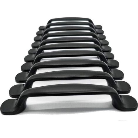 Poignées de porte pour armoires de cuisine, placards, tiroirs, meubles de chambre, entraxe 96 mm, aluminium, 20 pièces (1/3)