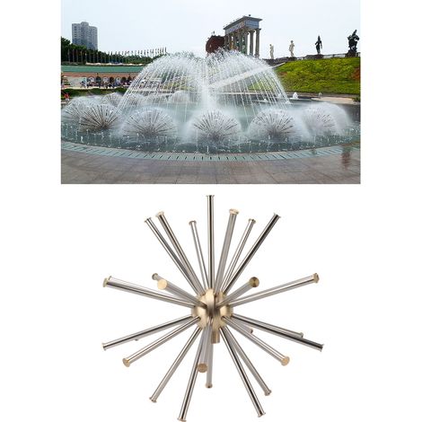 Fontaine à pissenlits, boule de cristal, buses de fontaine à hortensias, buses de fontaine pour place G1” (1/5)