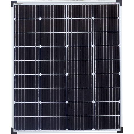 Panneau solaire Monocristallin 100W 12V XL Cellules PERC 166x166mm avec 9 busbars Idéal pour camping-car balcon abri de jardin bateau (1/5)