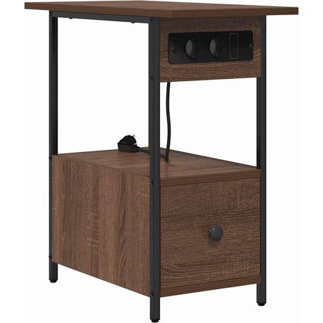Maison Exclusive - Nachttisch Braun Eichen-Optik 60 x 30 x 61 cm