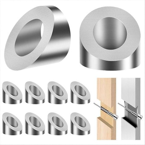 Rondelles biseautées à 33° de 9 mm, pour kit de quincaillerie pour garde-corps à câbles de 8 mm (1/5)