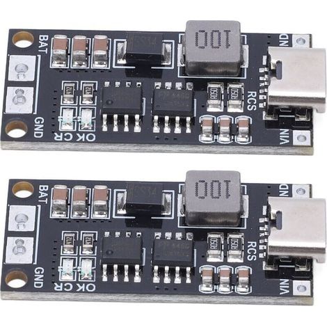 Chargeur 2S Type-C 8.4V 4A pour Batterie LithiumModule Boost Haute Performance et Durable