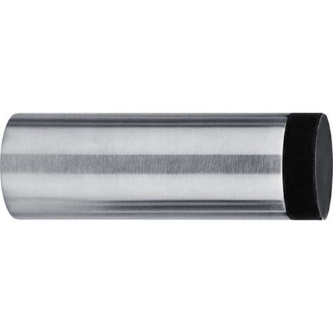 Tampon de porte murale longueur 90mm Ø30,Edel acier matt