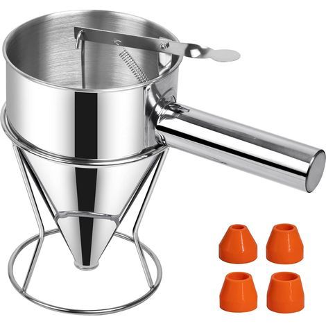 Entonnoir a Piston, Entonnoir Cuisine 1,2 Litre Piston Patisserie Distributeur (1/5)
