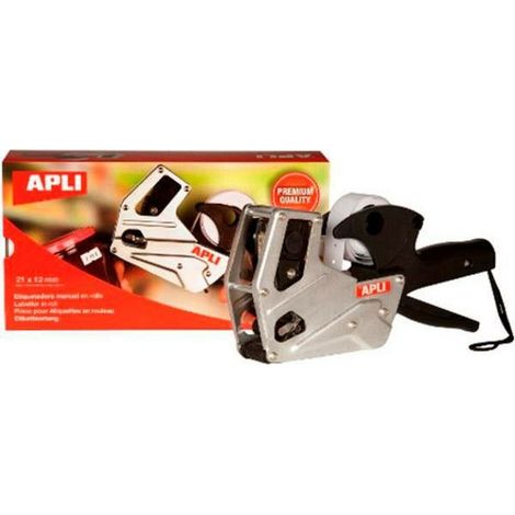 Agipa Handbeschriftungsgerät schwarz und grau Aluminium