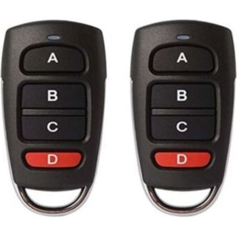 2PCS(68.3x35.7mm)telecommande 433mhz Universelle Portail, telecommande portail universelle, Duplicateur sans Fil clonage (1/4)