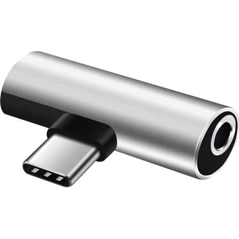 Adaptateur USB C vers prise jack 3,5 mm 2 en 1 pour casque de type C vers prise auxiliaire (1/5)