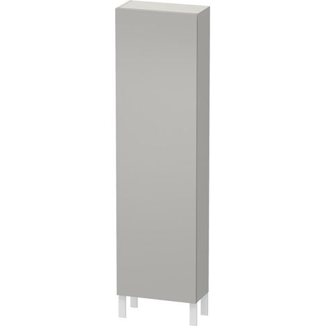 L-CUBE armadio 500x243x1760mm apertura destra cemento