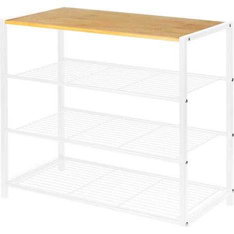 Regalboden Schuhregal 4-fach 60x30x56cm BRUNBESTE BB-3556 (1/3)