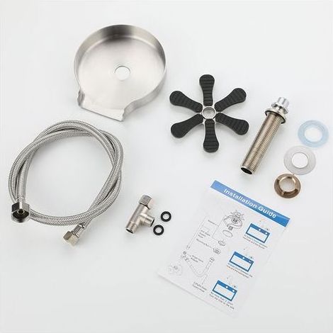 Réservoir de lavage de verre en acier inoxydable, rinceur de verre d'évier de cuisine, nettoyant pour tasses, nettoyant rapide pour verres à vin, biberons, restaurants, cafés, bars (1/5)