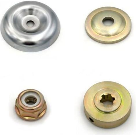 Kit de Réparation pour Débroussailleuse - Écrou M10 LH 6 Dents - Compatible Arbre à 6 Cannelures - Métal Haute Résistance - 1 Pièce (1/5)