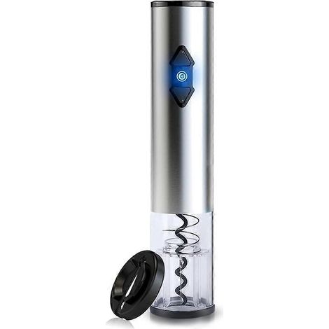 Ouvre-bouteille électrique à piles, tire-bouchon en acier inoxydable avec coupe-capsule (modèle G) (1/4)