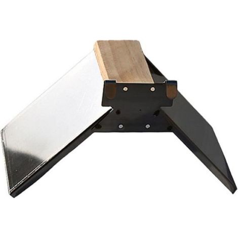 Support Repos Pigeon - Acier Inoxydable - Pour Cage Oiseaux Intérieur Extérieur - 24 x 12 cm - 1 Pièce (1/4)
