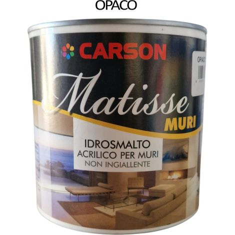 Matisse muri idrosmalto bianco opaco lt 0.75 per interni/esterni superlavabile