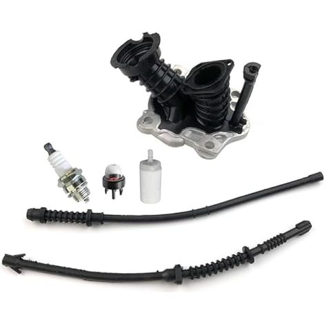Tuyau collecteur d'admission pour tronçonneuse Husqvarna 445, 445E, 450, 450E